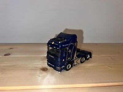 Wsi Scania 6x2 Blue Star 1:50;Nzg conrad corgi imc nooteboom Cat Norscot Tekno - Immagine 1 di 4