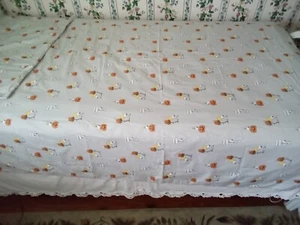Peanuts Snoopy Kürbis BOO Halloween 100% Polyester Twin Sheet Set 3 tlg. - Bild 1 von 4