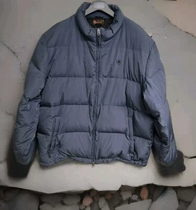 Ariat Cappotto Uomo Giacca Blu 2XL 100% Poliestere Conchiglia Punto Minore sul Braccio Sinistro - Foto 1 di 10