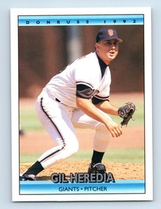 1992 Donruss Gil Heredia Rookie San Francisco Giants #737
