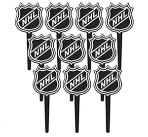 NHL Collection Party Picks 36 pcs 3 Inch NEW FREE SHIPPING #403834 Hockey Party - Picture 1 of 2