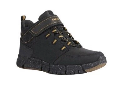 GEOX Flexyper Abx Boy Black/Dark Yellow Boot Sneaker J949XA032FUC9241 - Image 1 of 4