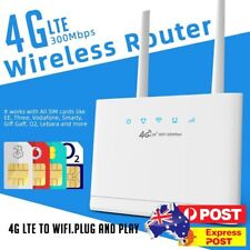 4G 300Mbps WiFi Unlocked LTE Modem Router VPN Wireless Internet Router &SIM Slot