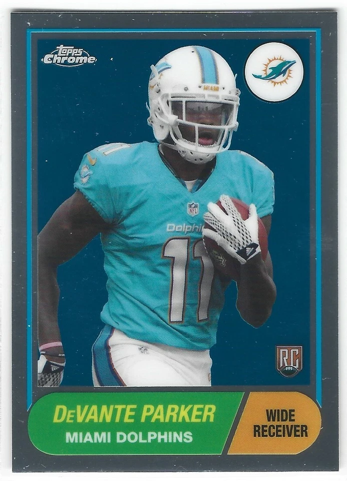 DEVANTE PARKER 2015 TOPPS CHROME 60TH ANNIVERSARY RC DOLPHINS LOUISVILLE S3 - Image 1 of 1