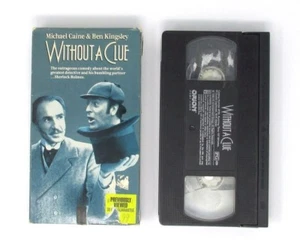 Without A Clue Michael Caine and Ben Kingsley Sherlock Holmes Dr Watson VHS 1994 - Picture 1 of 2