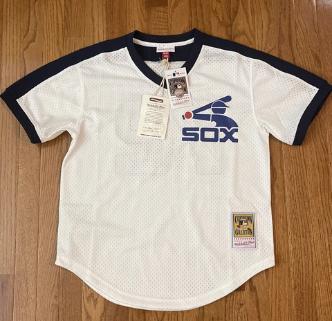 Mitchell & Ness Authentic Carlton Fisk Chicago White Sox 1981 Jersey Medium 40 Cover
