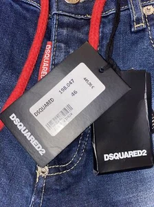 Dsquared2 Cool Guy Jean Blue Faded Jeans Made In Italy - Picture 1 of 17