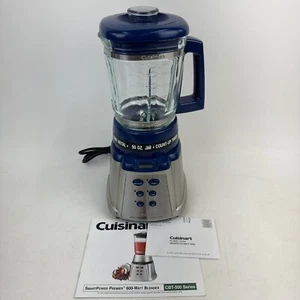 CUISINART SmartPower Premier 600W Blender 50 Oz Jar CBT-500 RARE BLUE COLOR - Picture 1 of 14