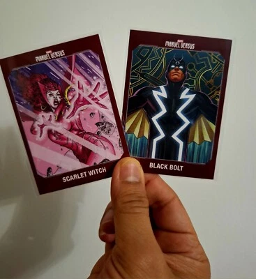 BLACK BOLT vs SCARLET WITCH 2021-2022 Marvel Versus Panini Trading Cards~ NM - Image 1 of 2