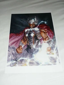 2021 ECCC Thor - Beta Ray Art Print Signed By EBas Eric Basualdua @ ECCC 11x17 - Picture 1 of 1
