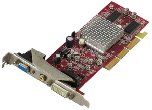 Graphics Card ATI RADEON 9200 LE 128MB R92LE AGP DDR - Picture 1 of 2