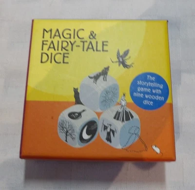 Magic and Fairy-Tale 9 wooden story telling dice - Image 1 of 3