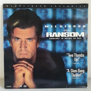 RANSOM Laser Disc NTSC Mel Gibson Ron Howard Widescreen Crime Thriller - Picture 1 of 16