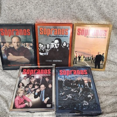 Клан Сопрано сезоны 1-5 DVD лот полный HBO ТВ драма бокс-сеты от первого до пятого - Изображение 1 из 4