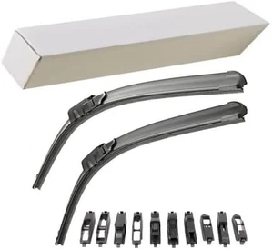 SPAZZOLE OPEL ASTRA H SW 08-2004 AL 03-2010 COPPIA IN GOMMA - Picture 1 of 3