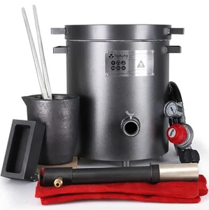 6KG Propane Melting Furnace Kit Smelting Casting Gold Silver Copper Scrap Metal - Bild 1 von 8