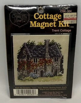 Kit de punto de cruz magnético Trent casa de campo CSK-304 nuevo sellado Foto 1 de 4