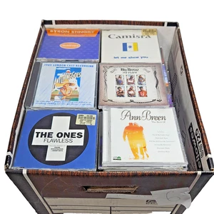 JOB LOT OF 160+ ASSORTED CDs & BOX MIXED GENRE DISCO CLUB ROCK SOUL ETC Various - Picture 1 of 9