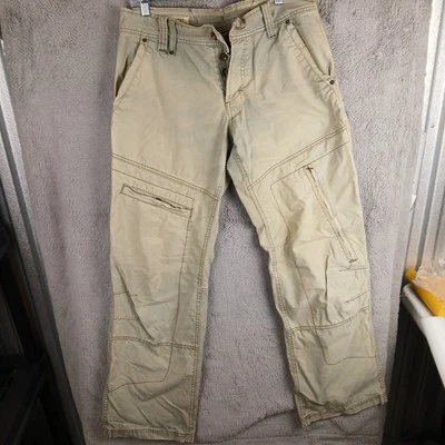 Jack & Jones Vintage Cargo Pants Men’s 32x32 Beige Utility Work Wear - Image 1 of 4