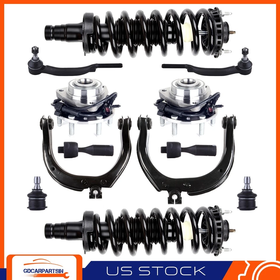 12pcs For Chevy Oldsmobile GMC Front Complete Strut Suspension Kit Wheel Hub Foto 1 de 4