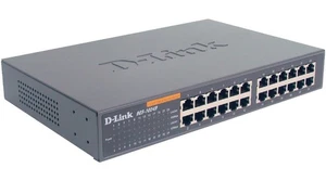 D-Link DES-1024D Netzwerk-Switch 24-Port 10/100 Mbps mit 19"-Winkeln (neuwertig) - Afbeelding 1 van 1