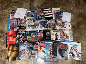 Huge Lot 150+ Video Game Instruction Manuals Inserts Covers Nintendo Sega Ps - Picture 1 of 2