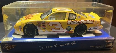 2001 1/24 DALE EARNHARDT JR. #3 Nilla/Nutter Butter Yellow Winner's Circle - Image 1 of 4