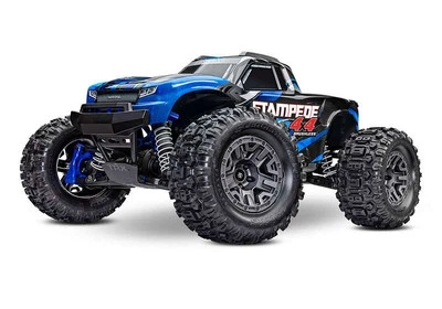 Traxxas Stampede 4x4 2S Brushless blau 1/10 Monster-Truck RTR #67154-4BLUE - Bild 1 von 4