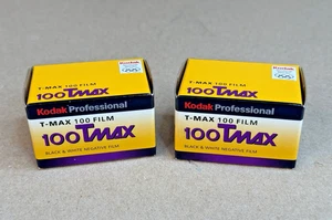 Rollo de película negativa de exposición 2-Kodak 100Tmax B&W Professional 35 mm 135-24-Exp. 2 - Imagen 1 de 7