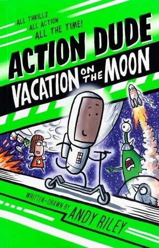 Andy Riley Action Dude: Vacation on the Moon (Poche) Action Dude - Photo 1/1