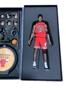 Enterbay NBA Chicago Bulls Michael Jordan 1/6 Figur rote Uniform mit Box gebraucht - Bild 1 von 12