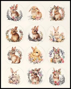Aufkleber - Hase - Ostern CL183 - Bild 1 von 1