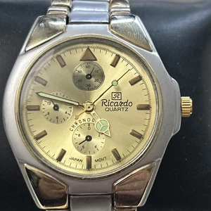 Ricardo Quarzuhr mit Mercedes Zeigern NEUE BATTERIE  - Bild 1 von 9