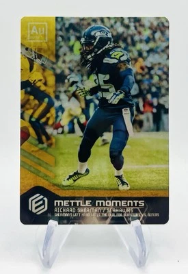 Richard Sherman 2018 Elements Mettle Moments (The Tip) #7 Gold /10 Seahawks - Image 1 of 2