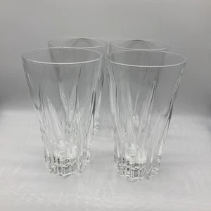 RCR Crystal Fluente Design Hi-Ball Tumbler Drinking Glasses - Set Of 4 - Picture 1 of 15