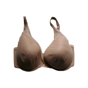 THIRD LOVE Beige 24/7 Contour Padded Plunge Underwire Bra Size 34G - Picture 1 of 5