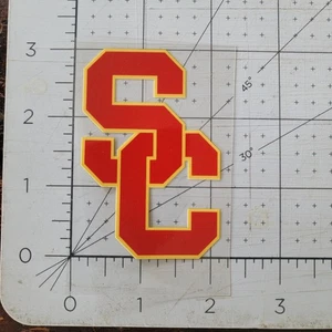 NEW USC Trojans UV DTF sticker weatherproof bumper stanley macbook hydroflask - Foto 1 di 3