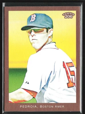 Dustin Pedroia 2009 Topps 206 Bronze #71 Boston Red Sox - Image 1 of 2