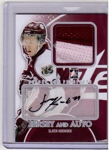 SLATER KOEKKOEK /13 ITG H&P Jersey and Auto SP /40 Autograph Rookie SK Lightning - Picture 1 of 1