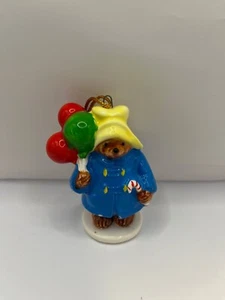1984 Eden Toys Paddington Bear Ceramic Figure Christmas Ornament 2.5"H - Picture 1 of 8