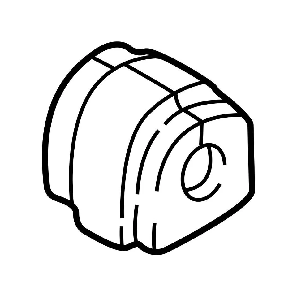 Soporte de barra estabilizadora de suspensión delantero genuino para BMW 31351090548 Foto 1 de 1