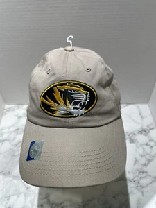 Mizzou Missouri Tigers Ball Cap Hat Adjustable Baseball Adult One Size Tan - Picture 1 of 7
