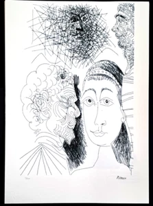 Pablo Picasso -70x50 cm Limitierte Auflage Nr. 50/200 - Bild 1 von 4