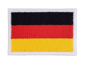 bk01★Bandera de Alemania Parche pequeño para planchar Imagen para planchar Parche 4,5 x 3 cm - Imagen 1 de 7