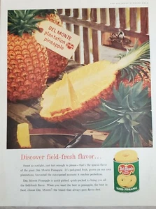 1960 Ad Del Monte Pineapple Field Flavor Ephemera Print Art Advertisement - Bild 1 von 12