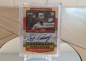 2003 Upper Deck Legends Signatures Bob Cousy Autograph - Picture 1 of 3