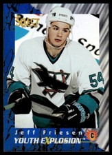 1994-95 Select Youth Explosion Jeff Friesen San Jose Sharks #YE9
