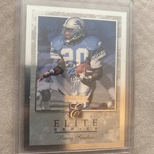 Barry Sanders 1996 Donruss Elite Silver #2 Detroit Lions