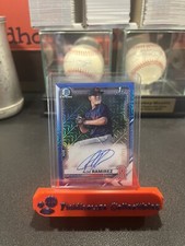 Aldo Ramirez 2021 1st Bowman Chrome Blue Mojo Choice Refractor Auto /150 CPA-ARA