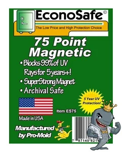 Portatarjetas magnético Pro-Mold Econosafe 75pt protegido UV hecho en EE. UU. ENVÍO GRATUITO - Imagen 1 de 1